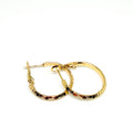 Large gold hoop